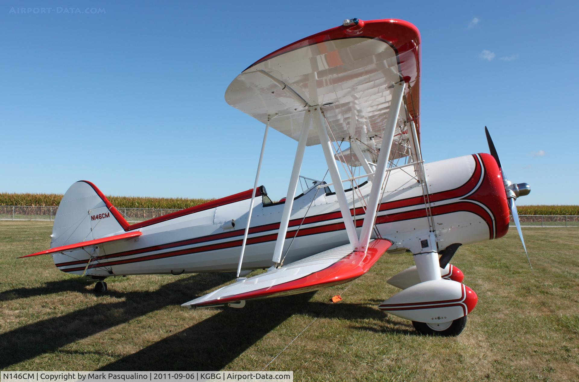 N146CM, 1942 Boeing A75N1 (PT-17) C/N 75-3268, Stearman