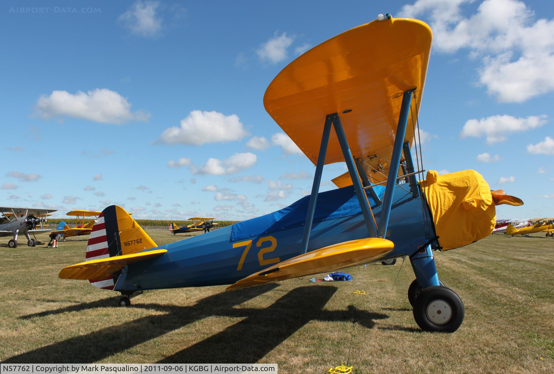 N57762, 1942 Boeing A75L3 C/N 75-2979, Stearman