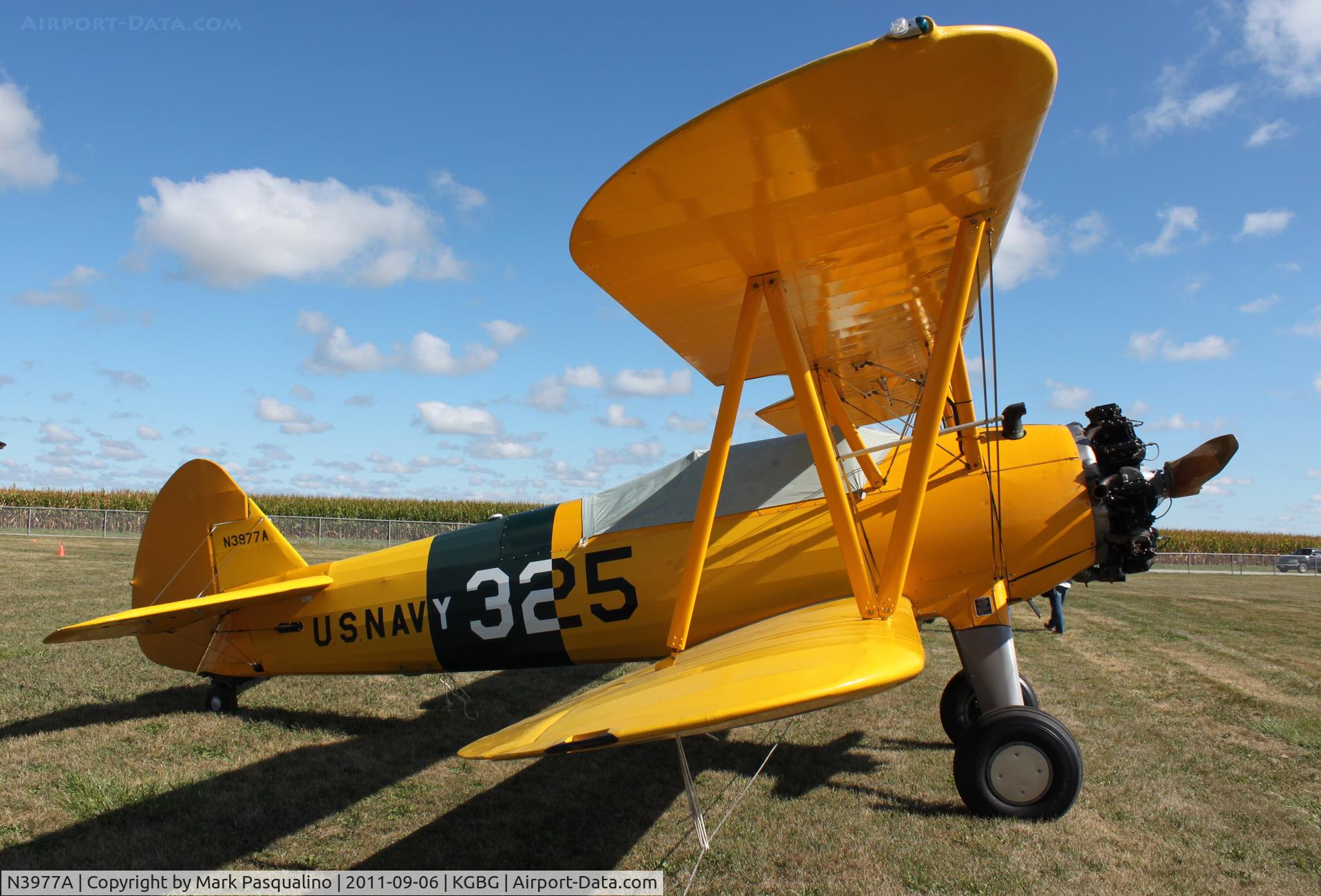 N3977A, 1983 Boeing 75 C/N AR-27, Stearman