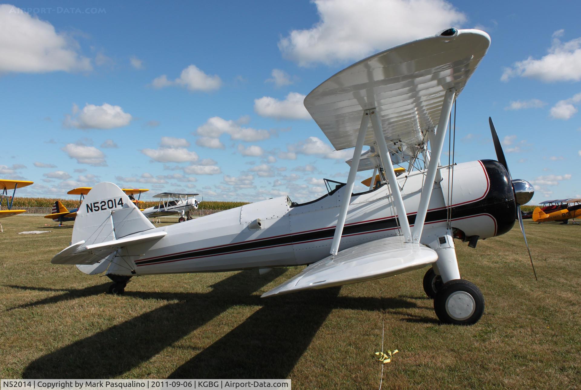 N52014, 1942 Boeing A75N1(PT17) C/N 75-653, Stearman
