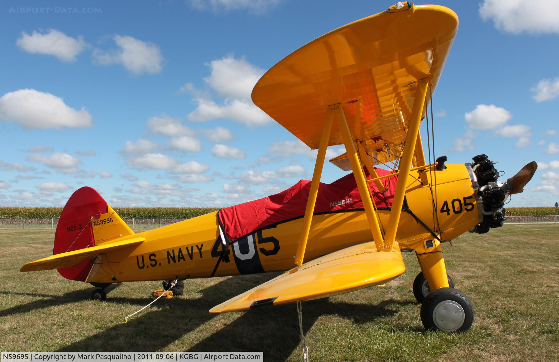 N59695, 1942 Boeing B75N1 C/N 75-2640, Stearman
