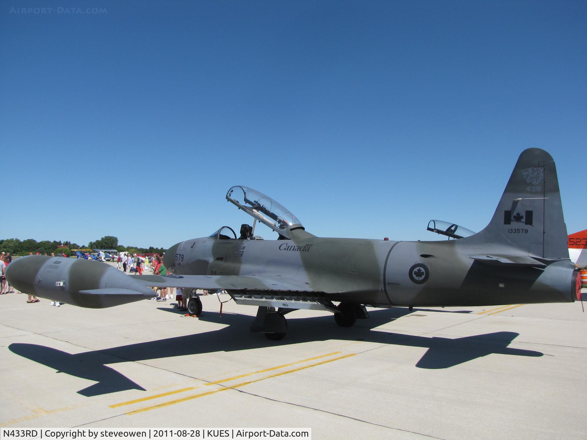 N433RD, 1952 Canadair CT-133 Silver Star C/N T33-579, Wings over Waukesha Airshow 2011