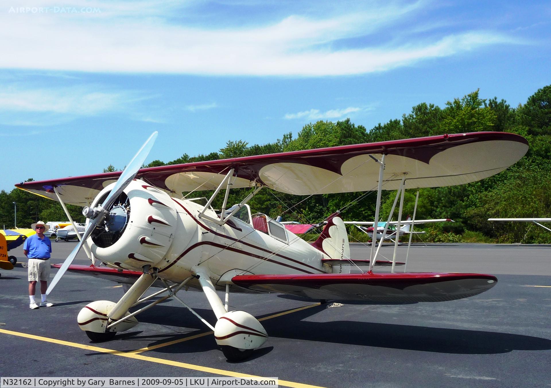 N32162, 1942 Waco UPF-7 C/N 5794, Parked at Freeman Field, Louisa County Annual Air Show, 2009