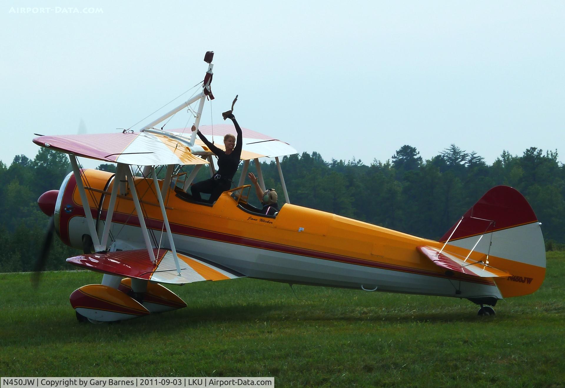 N450JW, 1941 Boeing IB75A C/N 75-789, Wingwalker's Aircraft.