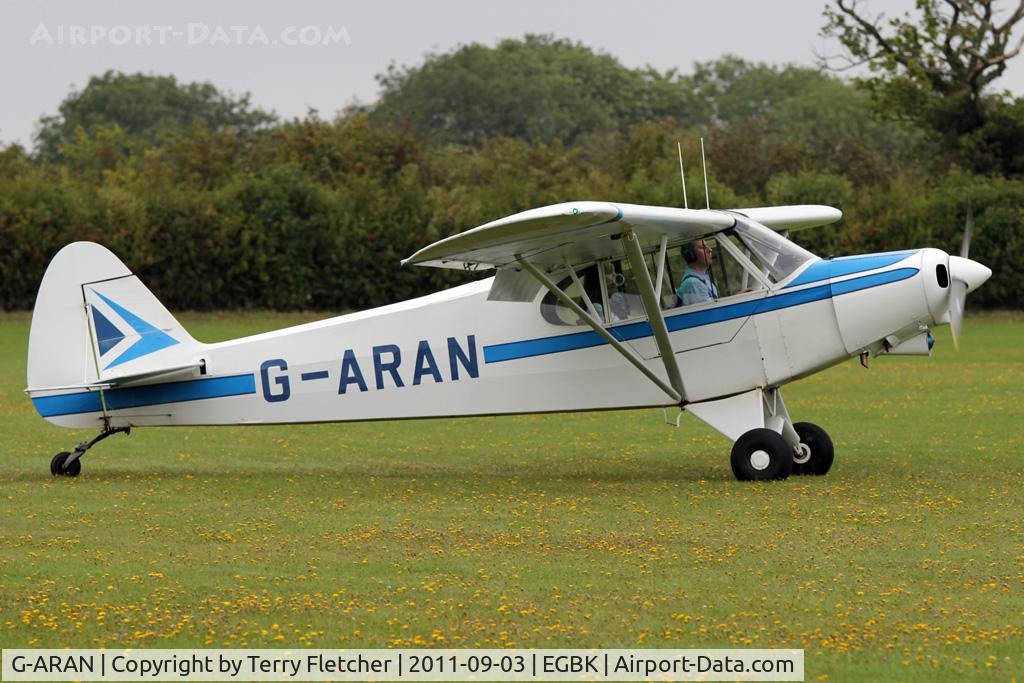 G-ARAN, 1960 Piper PA-18-150 Super Cub C/N 18-7307, At 2011 LAA Rally