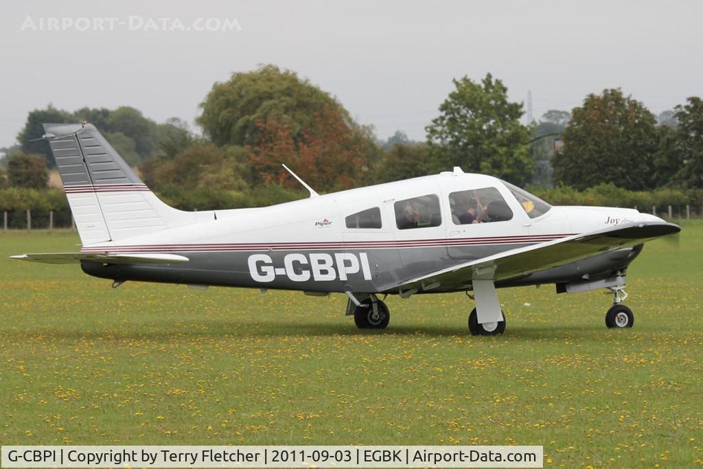 G-CBPI, 2002 Piper PA-28R-201 Cherokee Arrow III C/N 2844073, At 2011 LAA Rally