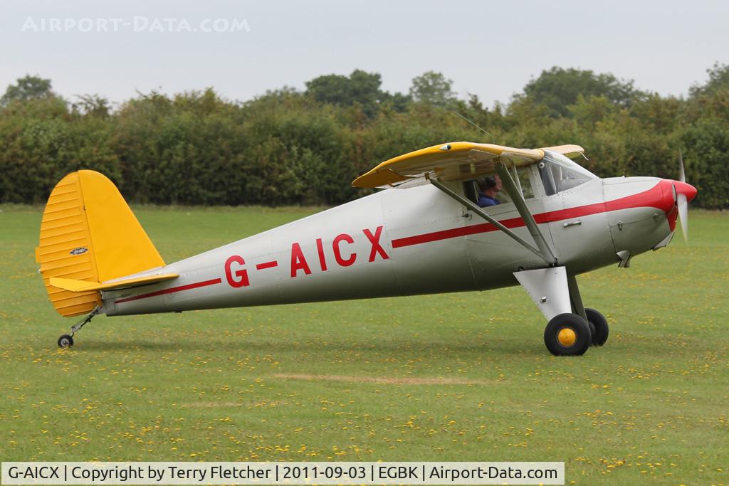 G-AICX, 1946 Luscombe 8A Silvaire C/N 2568, At 2011 LAA Rally