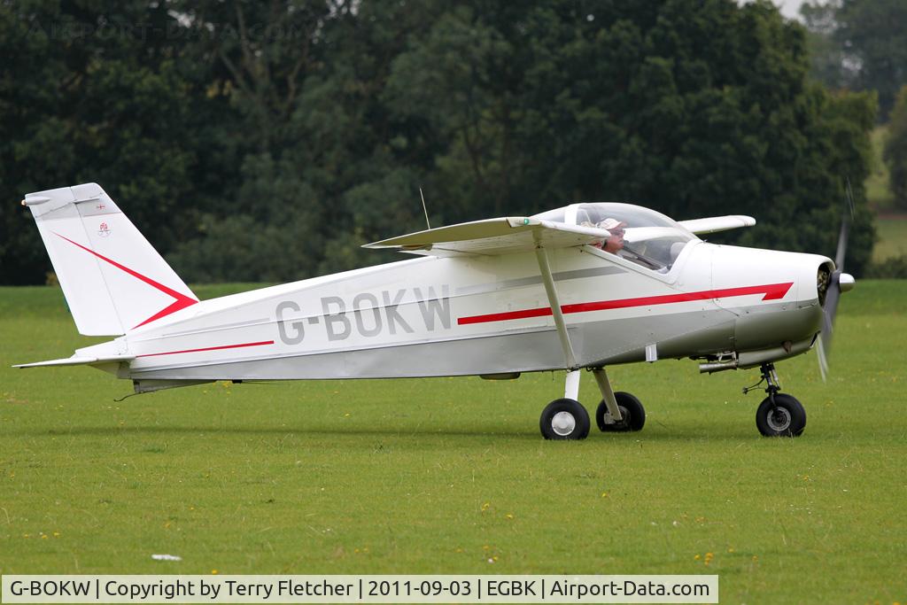 G-BOKW, 1969 Bolkow Bo-208C Junior C/N 689, At 2011 LAA Rally at Sywell
