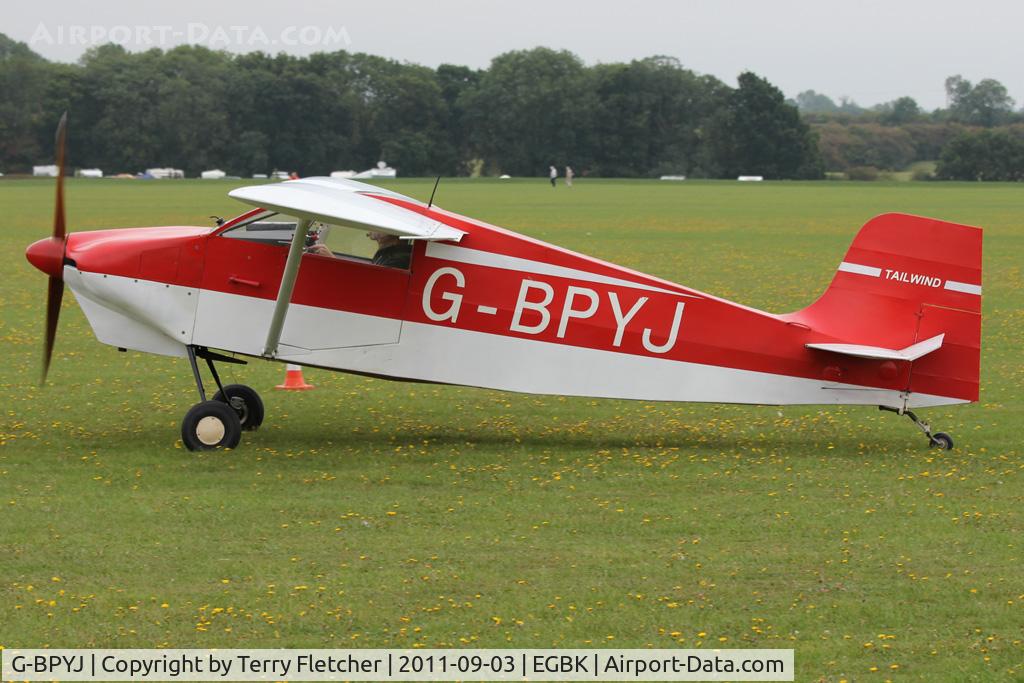 G-BPYJ, 1990 Wittman W-8 Tailwind C/N PFA 031-11028, At 2011 LAA Rally at Sywell