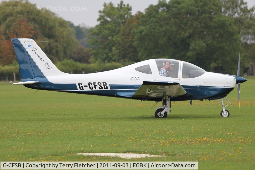 G-CFSB, 2008 Tecnam P-2002RG Sierra C/N LAA 333A-14864, At 2011 LAA Rally at Sywell