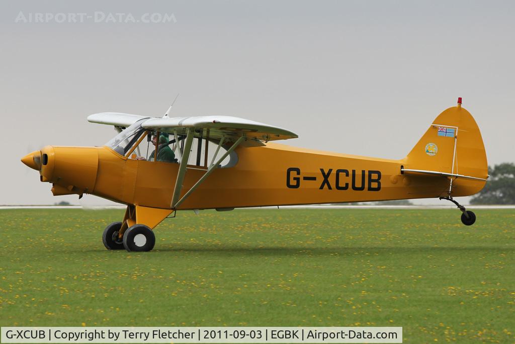 G-XCUB, 1981 Piper PA-18-150 Super Cub C/N 18-8109036, At 2011 LAA Rally at Sywell