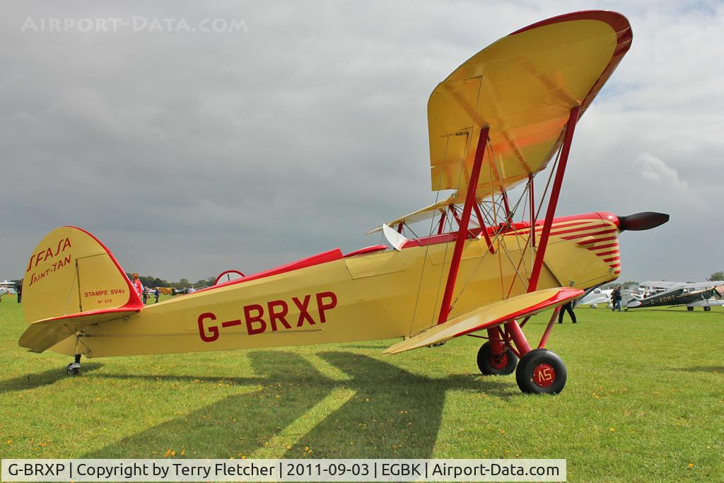 G-BRXP, 1948 Stampe-Vertongen SV-4C C/N 678, At 2011 LAA Rally at Sywell