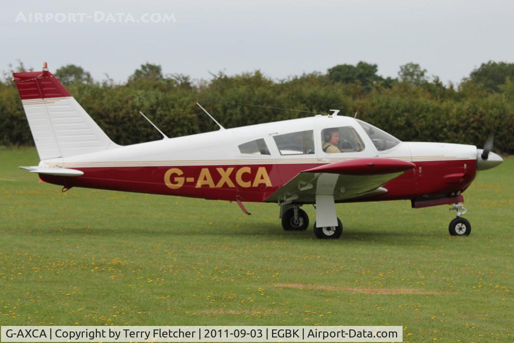G-AXCA, 1969 Piper PA-28R-200 Cherokee Arrow C/N 28R-35053, At 2011 LAA Rally at Sywell