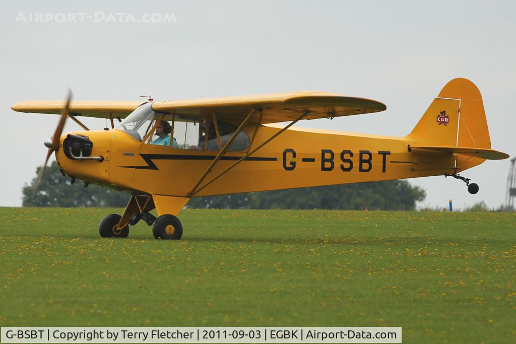 G-BSBT, 1946 Piper J3C-65 Cub Cub C/N 17712, At 2011 LAA Rally at Sywell