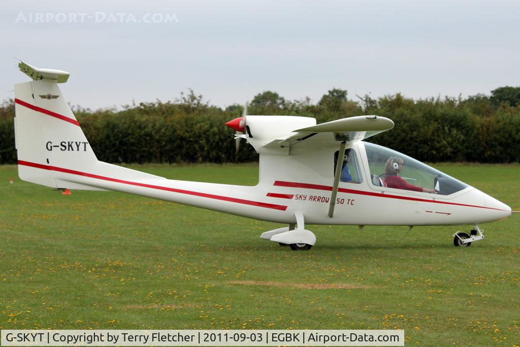 G-SKYT, 1997 Iniziative Industriali Italiane Sky Arrow 650TC III C/N C004, At 2011 LAA Rally at Sywell