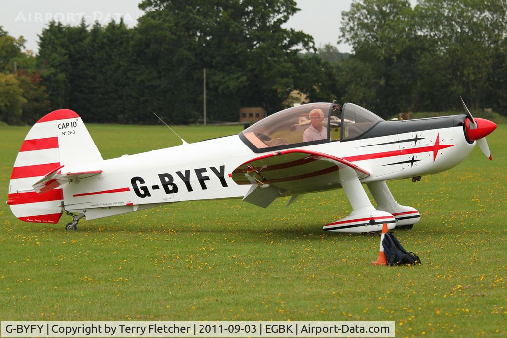 G-BYFY, 1992 Mudry CAP-10B C/N 263, At 2011 LAA Rally at Sywell