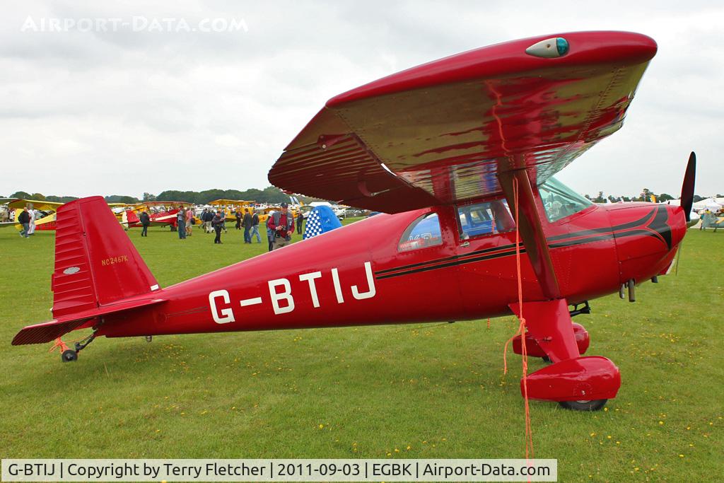 G-BTIJ, 1947 Luscombe 8E Silvaire C/N 5194, At 2011 LAA Rally at Sywell