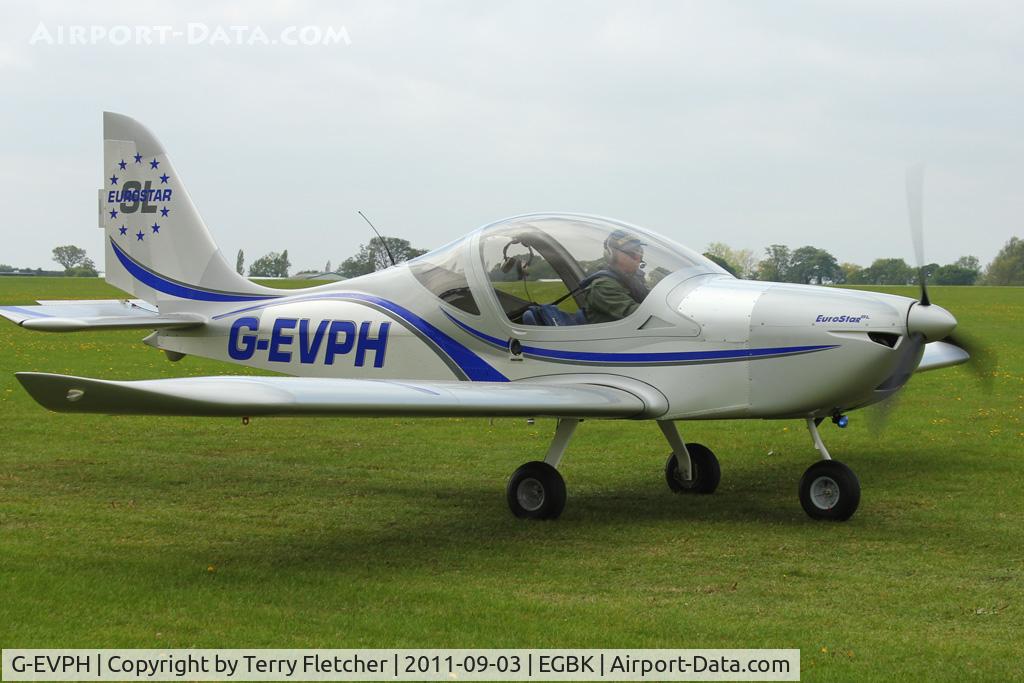 G-EVPH, 2009 Aerotechnik EV-97 Eurostar SL C/N LAA 315B-14951, At 2011 LAA Rally at Sywell