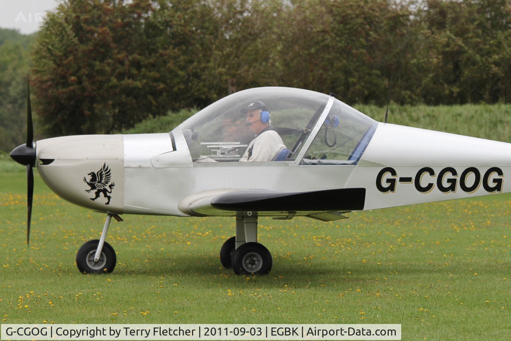 G-CGOG, 2010 Aerotechnik EV-97A Eurostar C/N LAA 315A-14980, At 2011 LAA Rally at Sywell