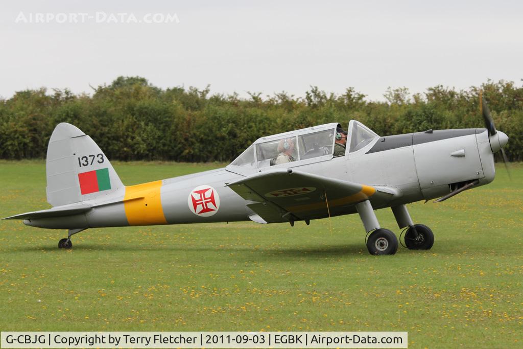 G-CBJG, 1961 OGMA DHC-1 Chipmunk T.20 C/N OGMA-63, At 2011 LAA Rally at Sywell