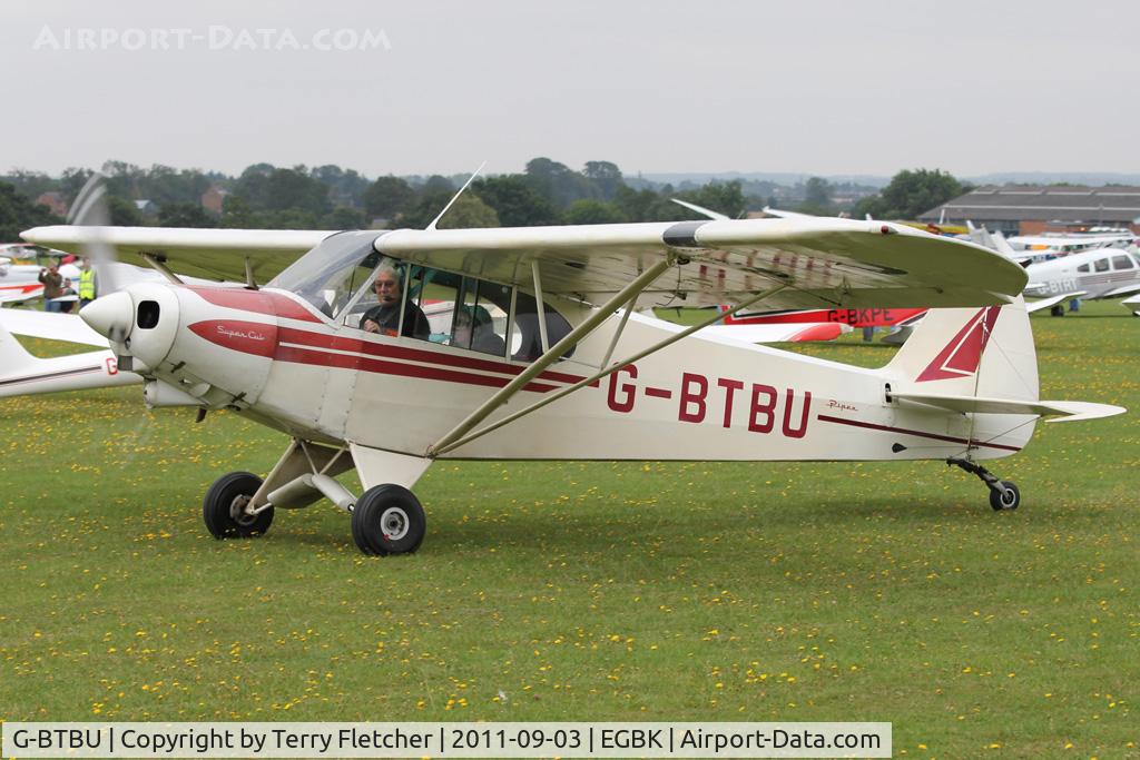 G-BTBU, 1974 Piper PA-18-150 Super Cub C/N 18-7509010, At 2011 LAA Rally at Sywell