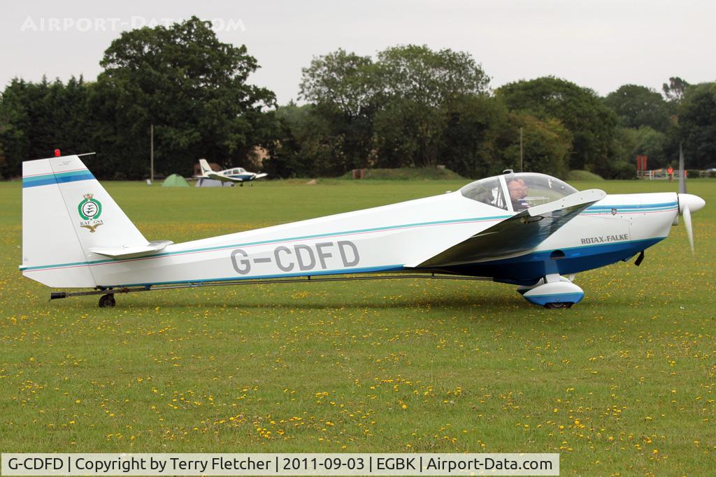 G-CDFD, 2004 Scheibe SF-25C Falke C/N 44705, At 2011 LAA Rally at Sywell