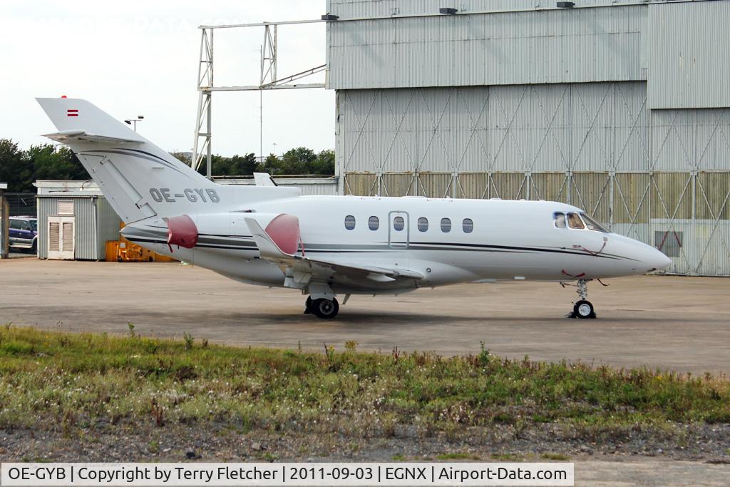 OE-GYB, 2010 Hawker Beechcraft 900XP C/N HA-0161, At East Midlands Airport
