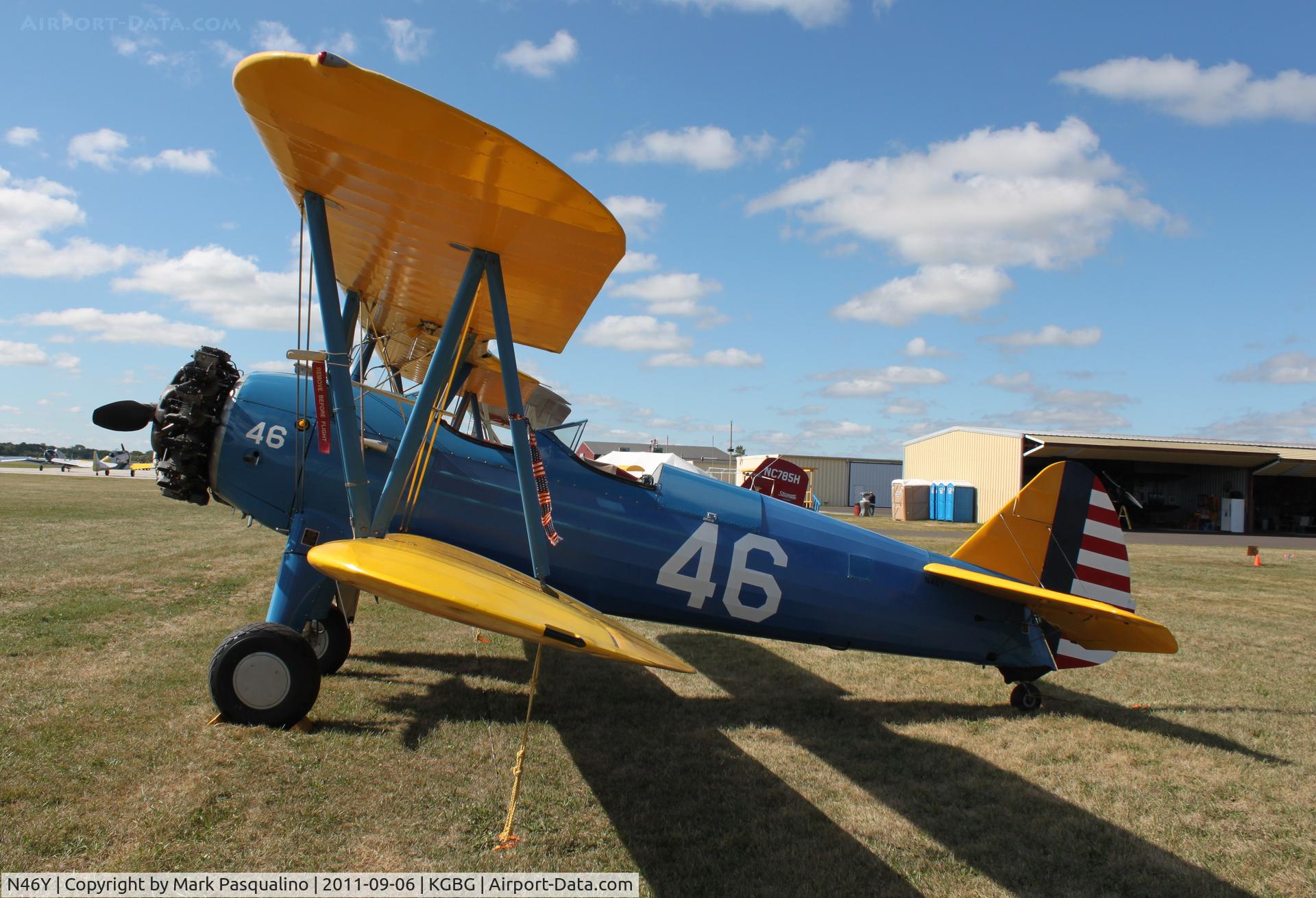 N46Y, 1941 Boeing B75 C/N 75-1377, Stearman