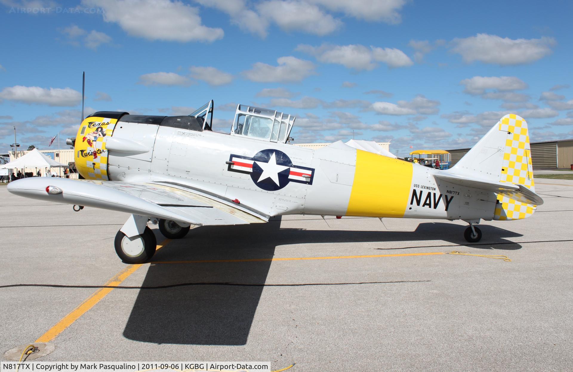 N817TX, 1942 North American AT-6D Texan C/N 88-18022 (42-86241), North American AT-6D