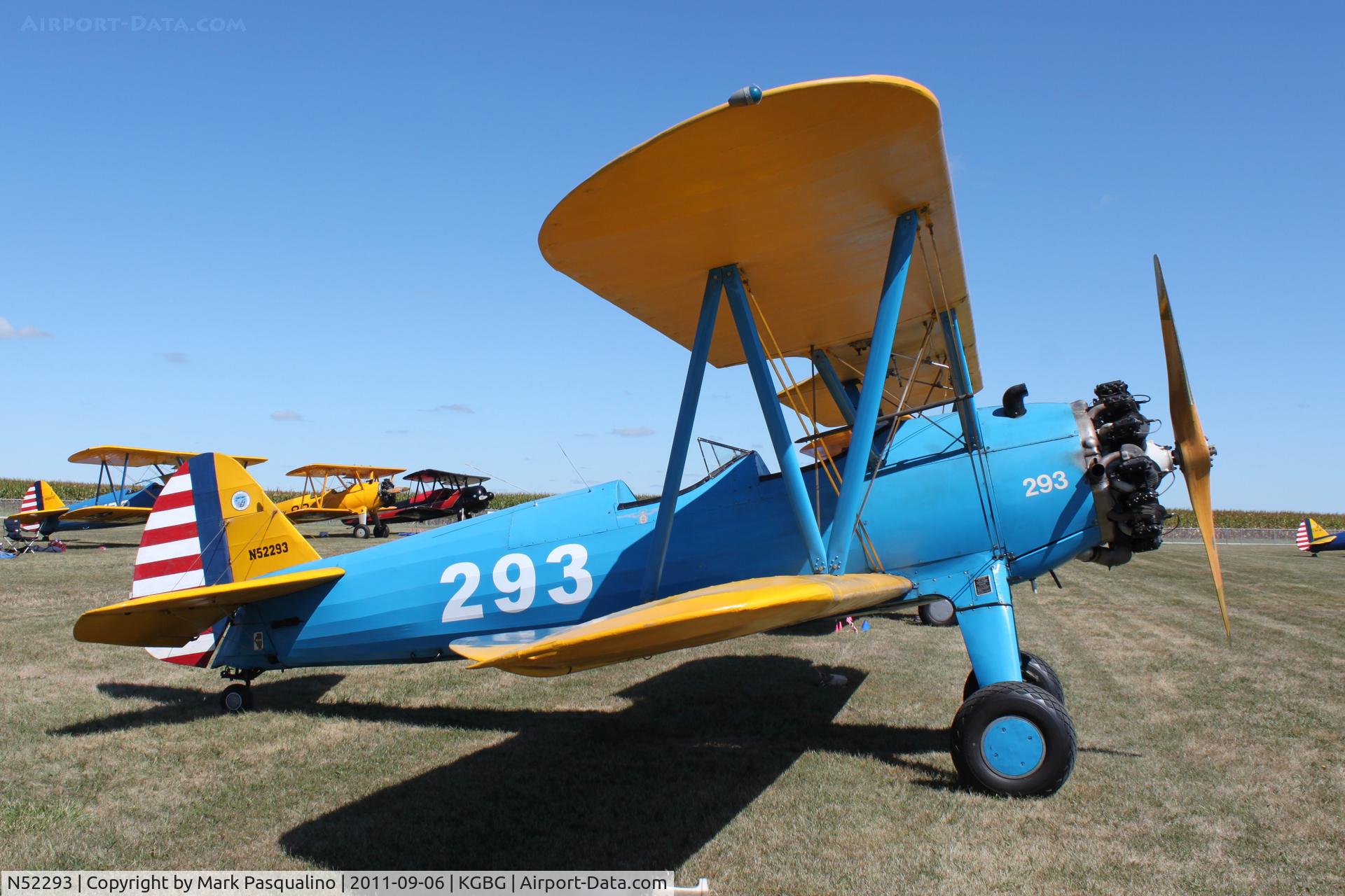 N52293, 1942 Boeing A75N1(PT17) C/N 75-4264, Stearman