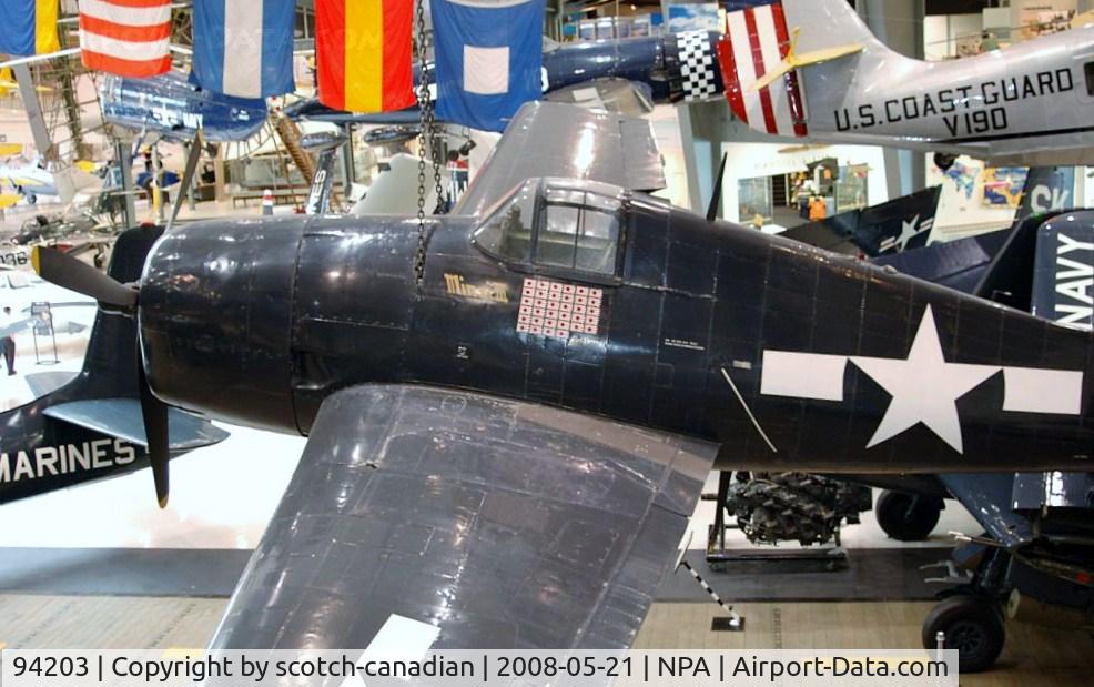 94203, Grumman F6F-5 Hellcat C/N A-11955, Grumman F6F-5 at the National Naval Aviation Museum, Pensacola, FL