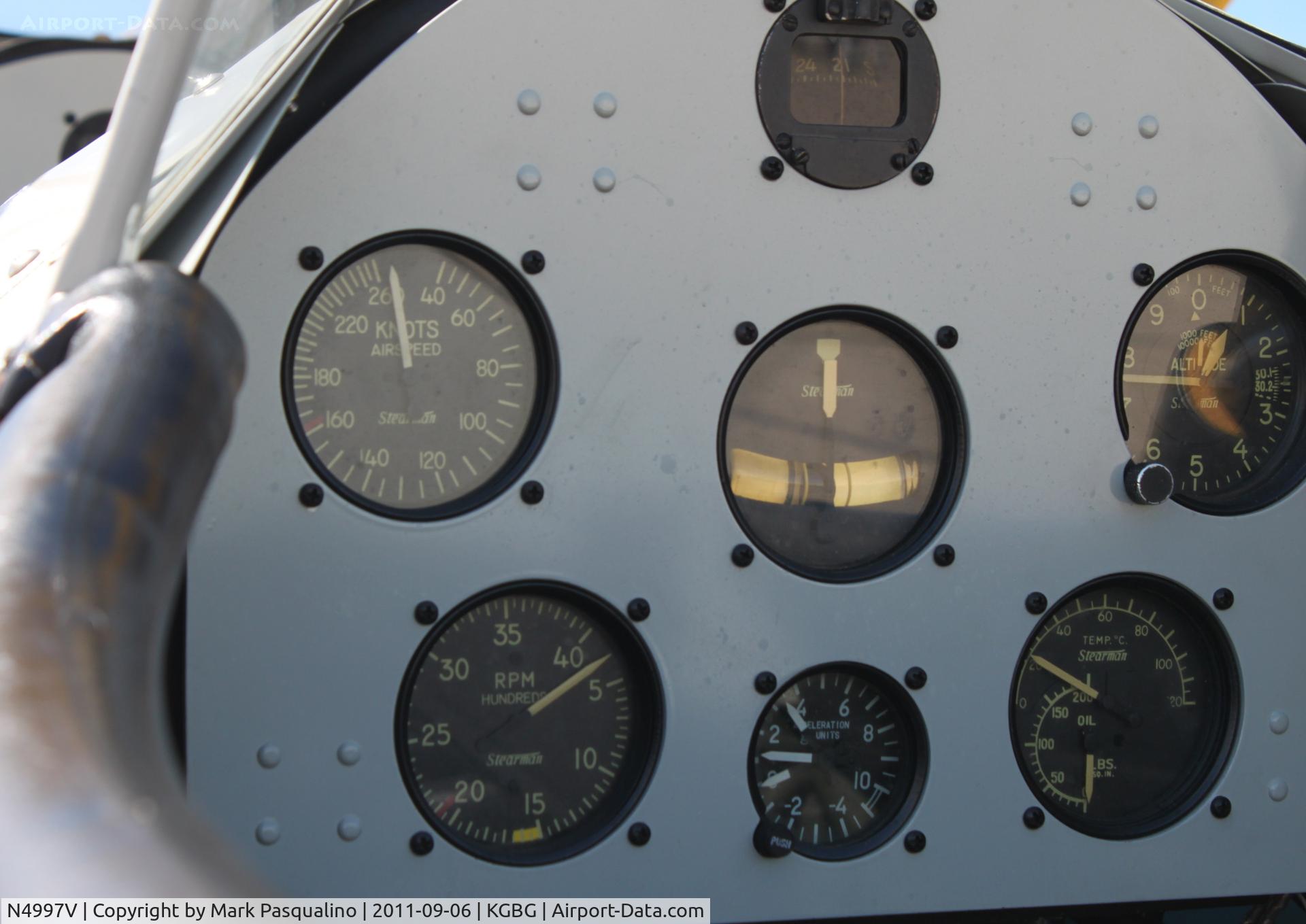 N4997V, 1942 Boeing A75N1(PT17) C/N 75-3423, Stearman