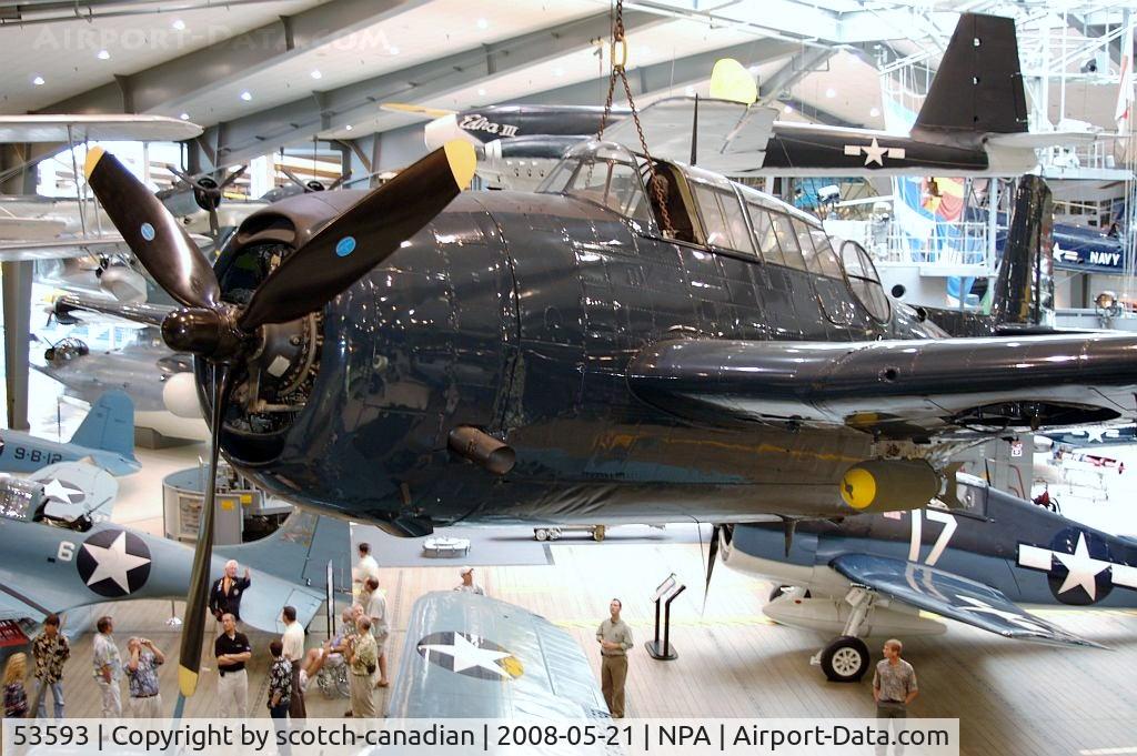 53593, 1945 Grumman TBM-3E Avenger C/N 3655, Grumman/General Motors TBM-3E at the National Naval Aviation Museum, Pensacola, FL