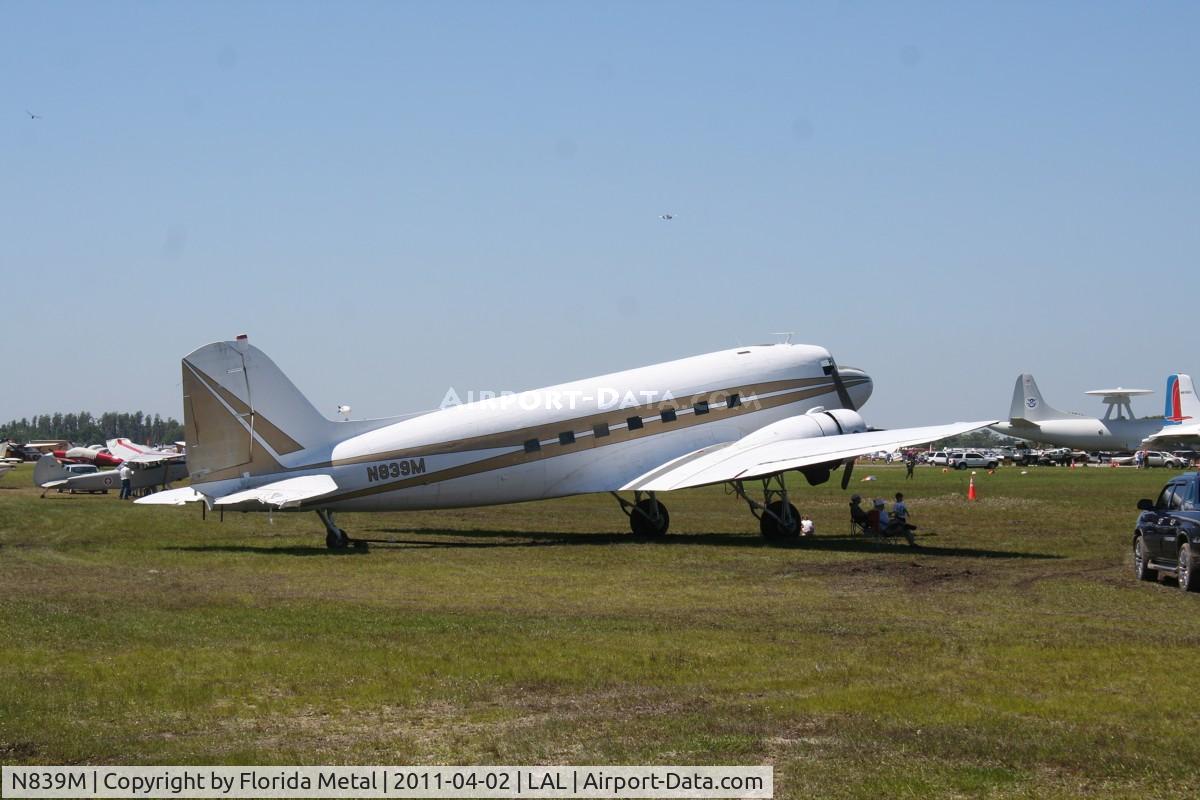 N839M, 1943 Douglas VC-47A Skytrain C/N 20166, C-47 painted in civilian colors