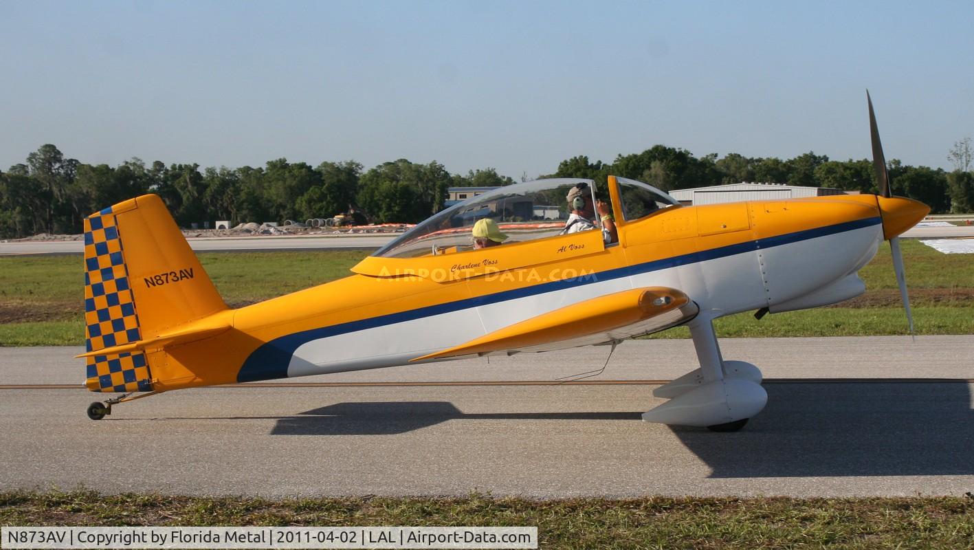 N873AV, 2007 Van's RV-8 C/N 81491, Vans RV-8
