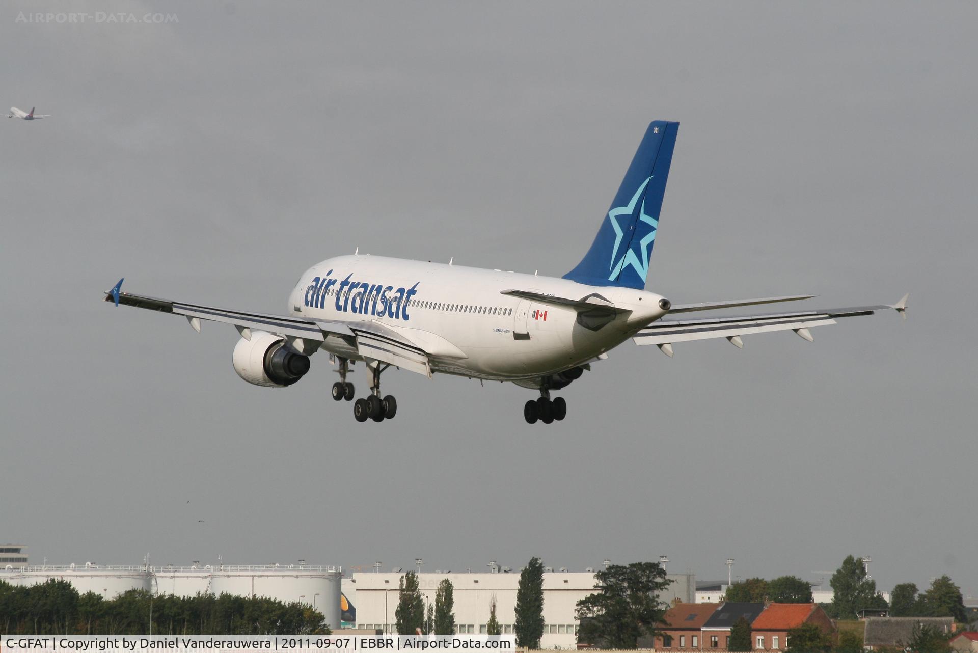 C-GFAT, 1990 Airbus A310-304 C/N 545, Flight TS152 is descending to RWY 25L