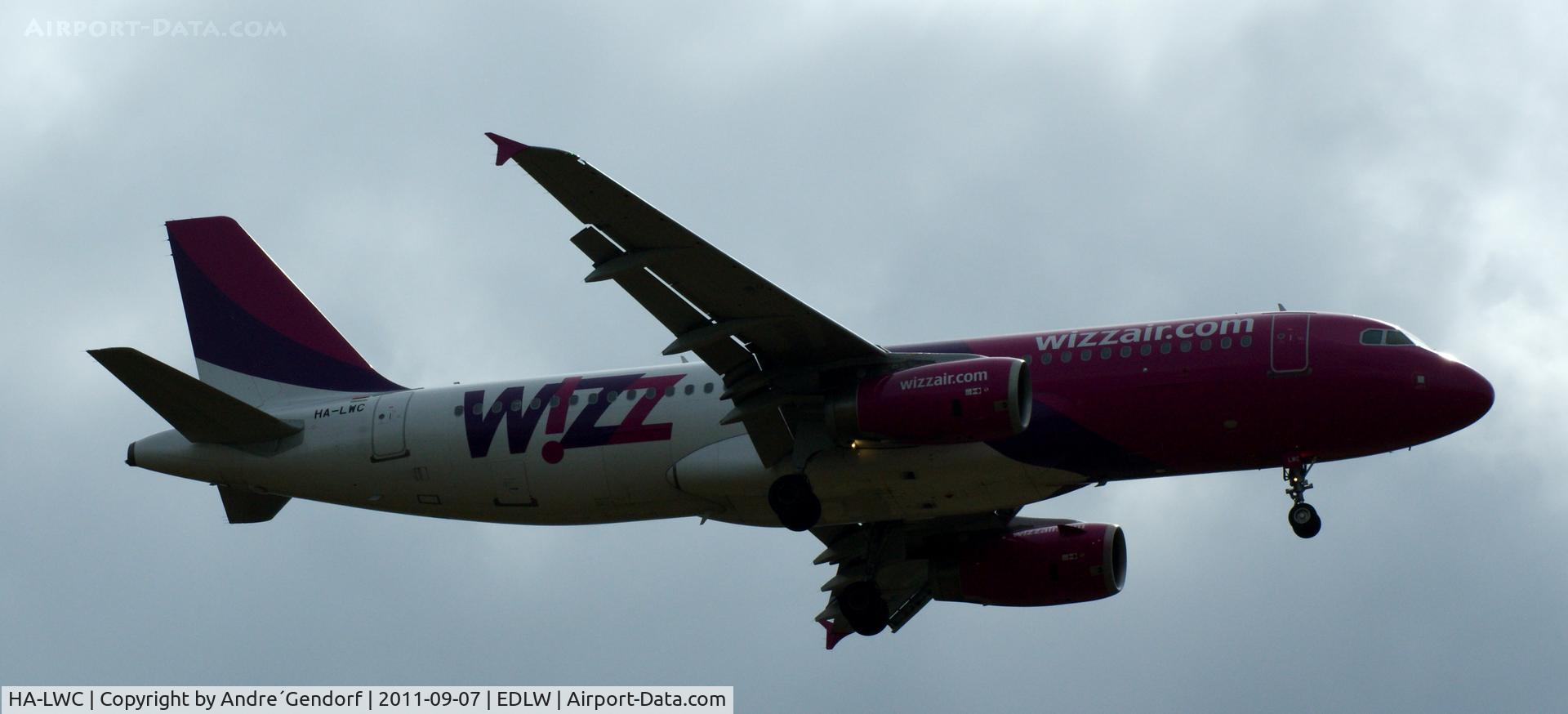 HA-LWC, 2010 Airbus A320-232 C/N 4323, HA-LWC on short finals at Dortmund(EDLW)