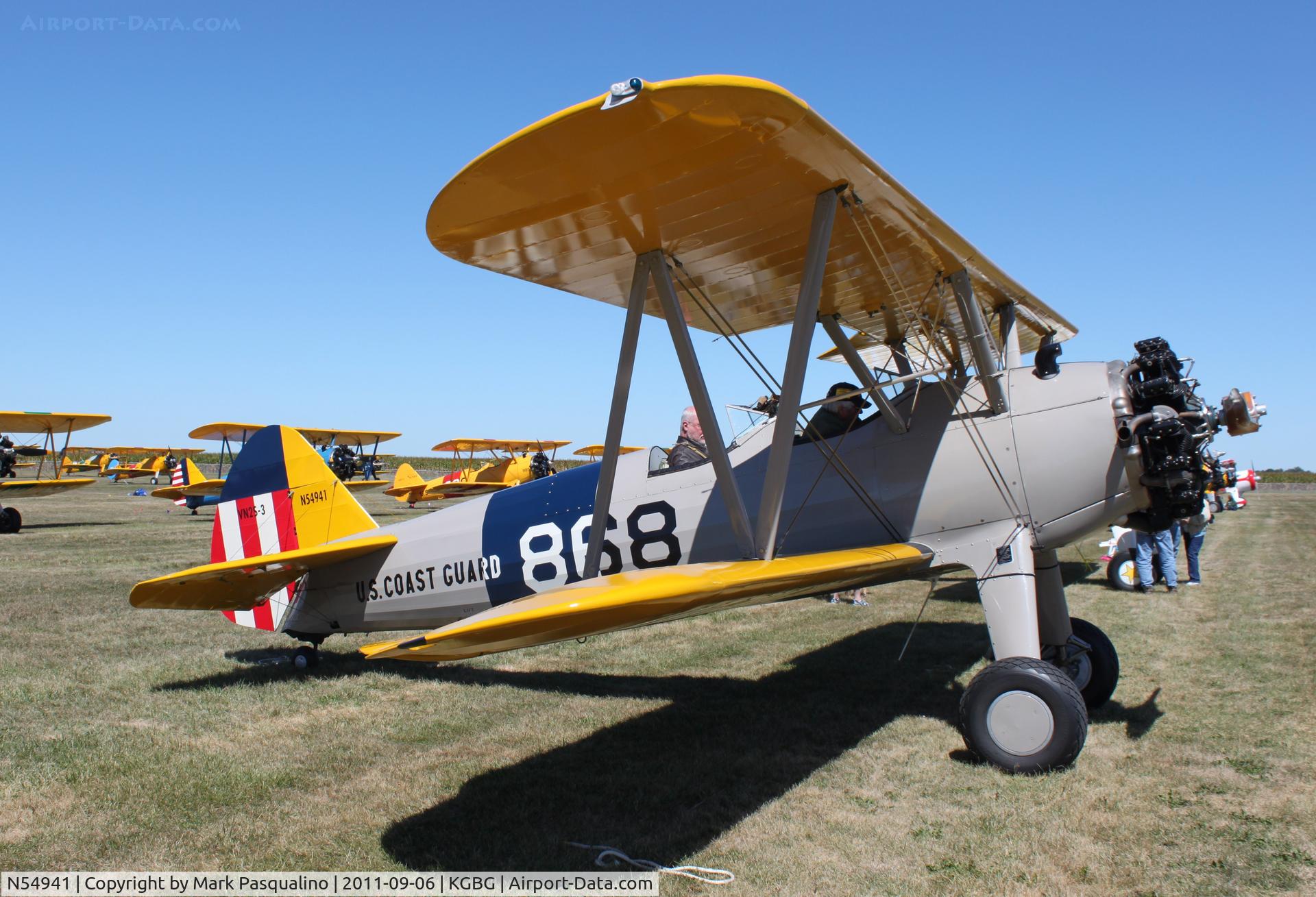 N54941, 1941 Boeing A75N1(PT17) C/N 752705, Stearman