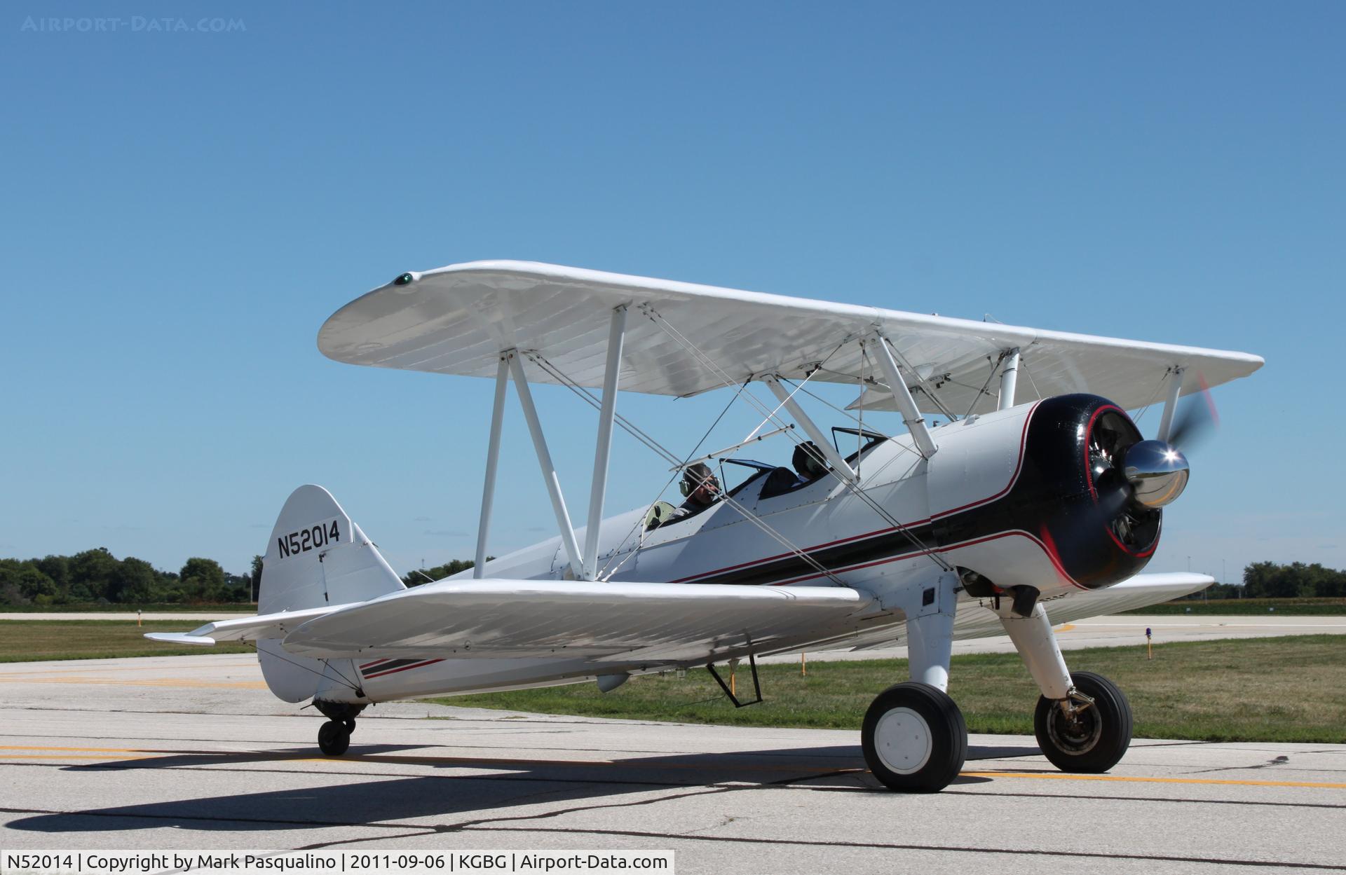 N52014, 1942 Boeing A75N1(PT17) C/N 75-653, Stearman