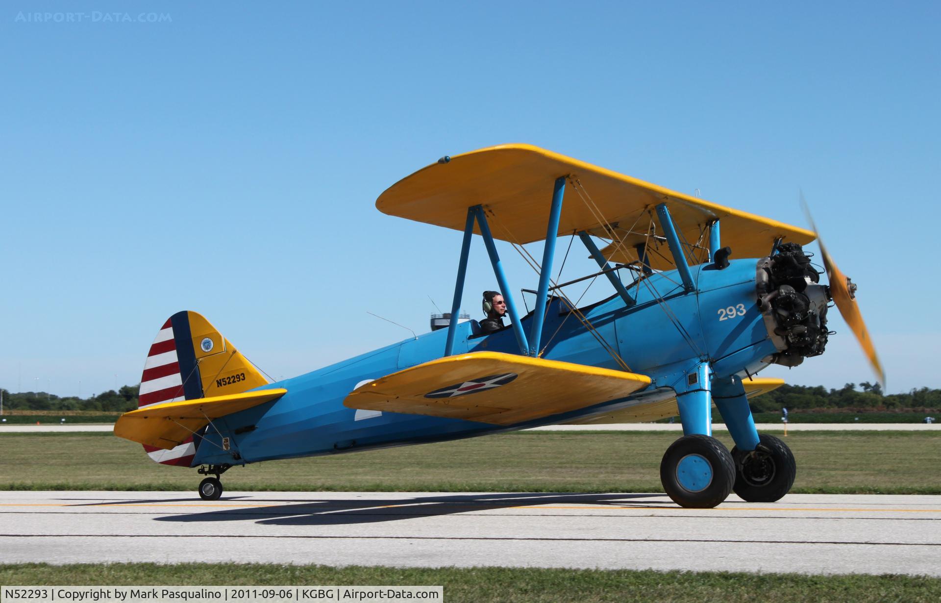 N52293, 1942 Boeing A75N1(PT17) C/N 75-4264, Stearman