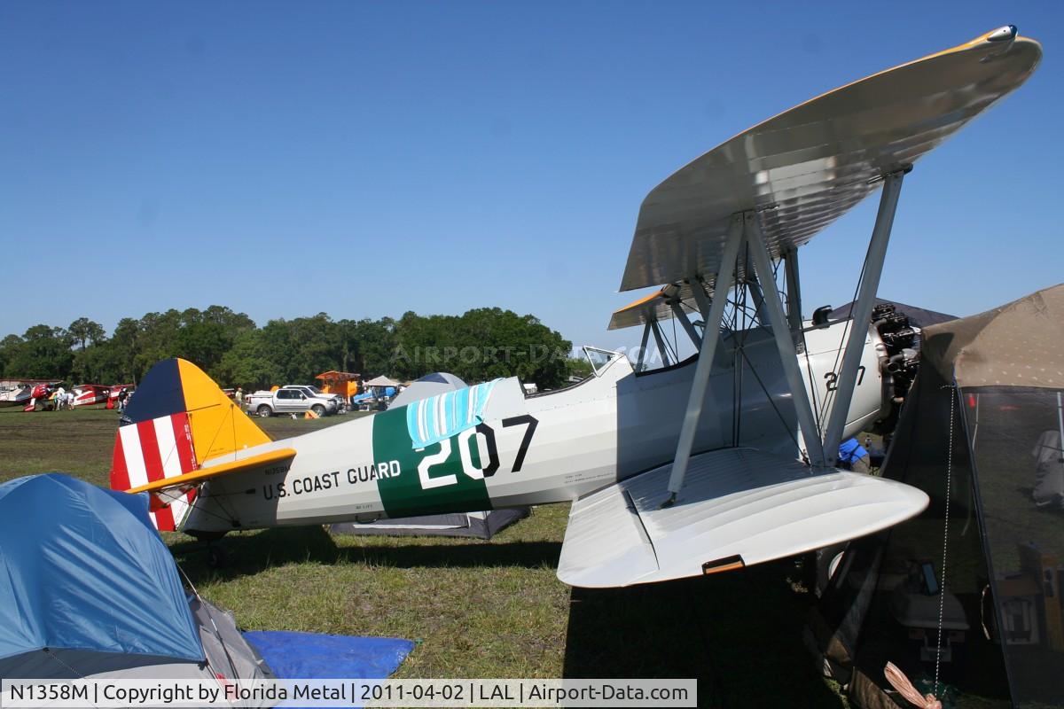 N1358M, 1941 Boeing B75N1 C/N 75-1229, Stearman