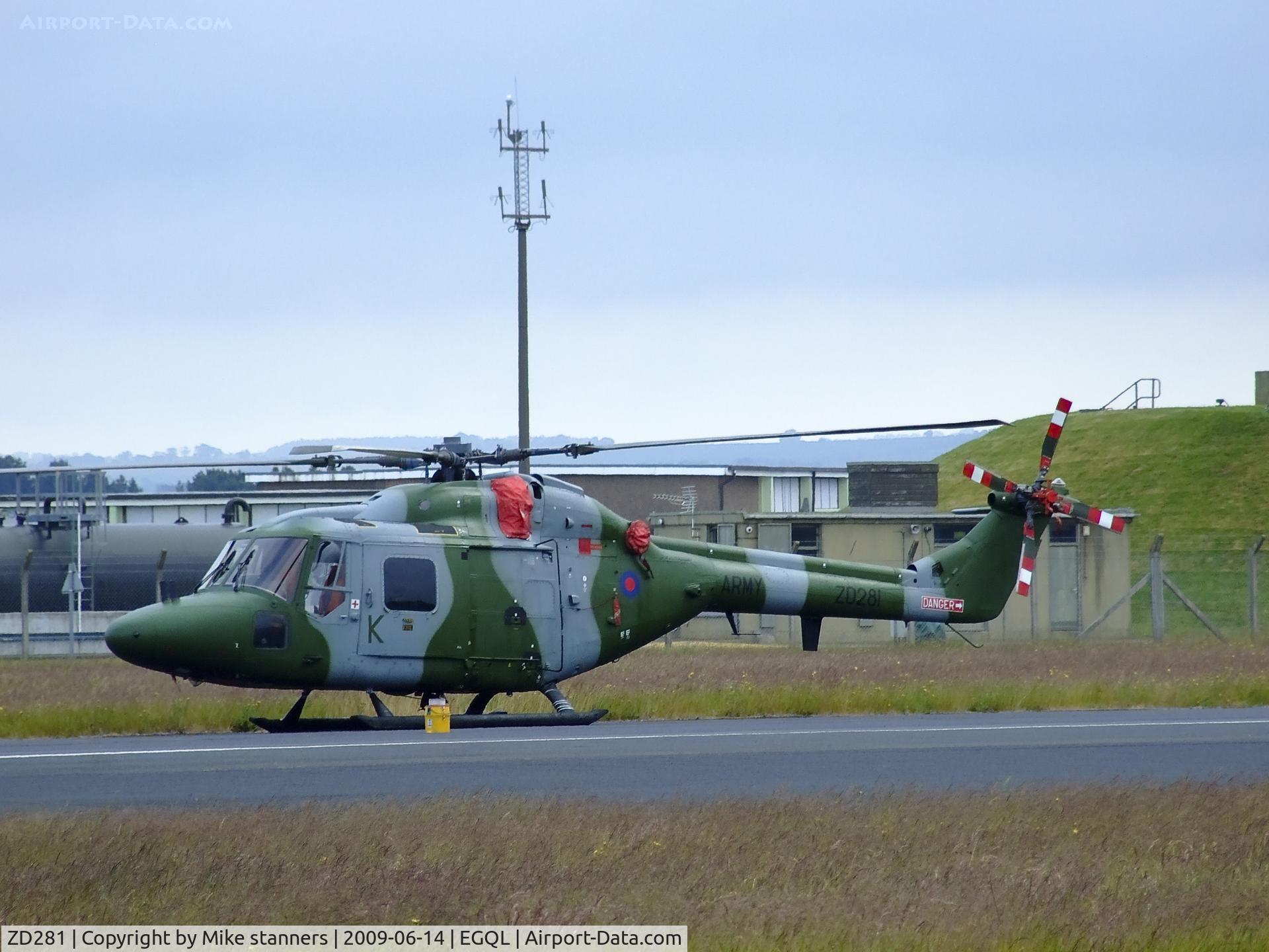 ZD281, 1983 Westland Lynx AH.7 C/N 304, Lynx AH.7 From 671sqn,2Reg,Middle wallop,seen here at Leuchars during a JHF Exercise