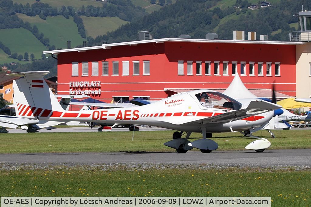 OE-AES, Diamond DA-20A-1 Katana C/N 10168, UL-EXPO Visitor