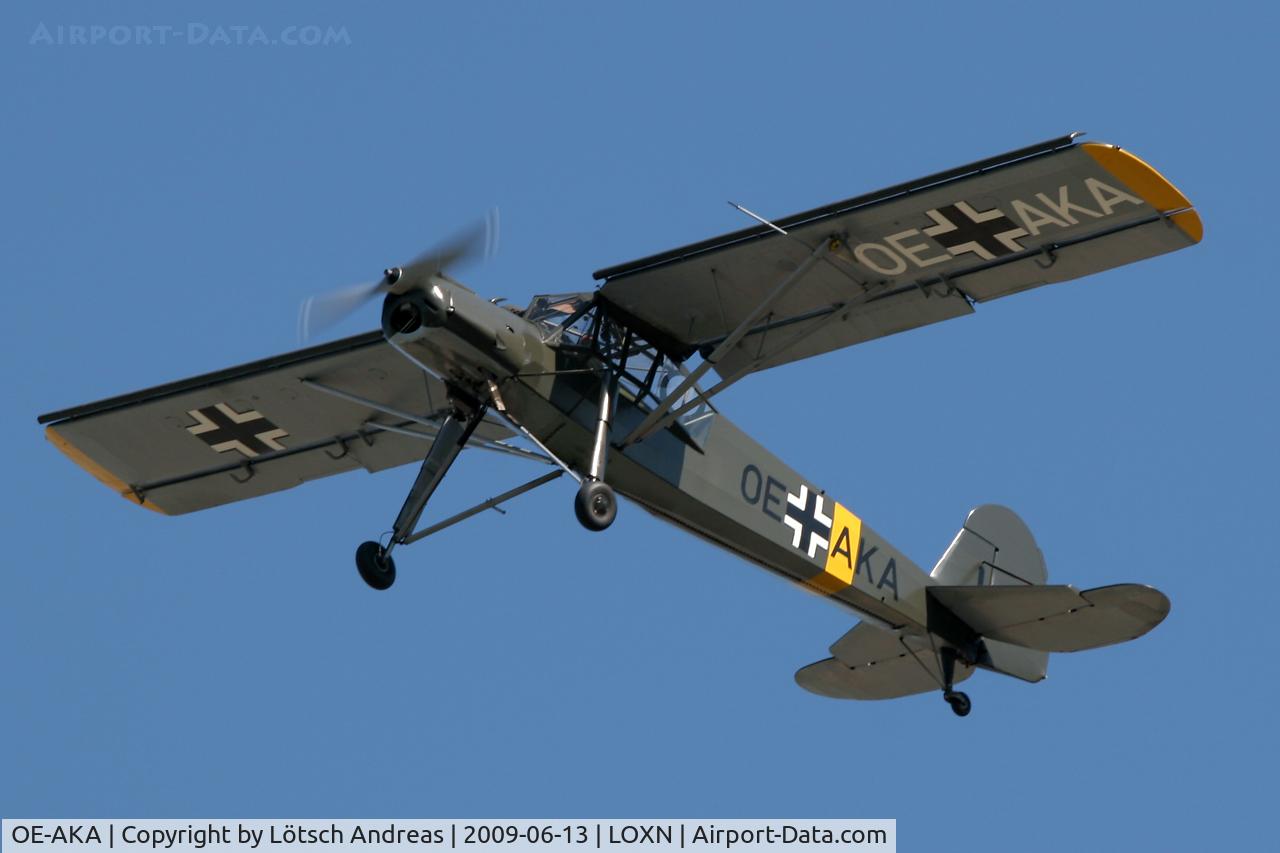 OE-AKA, 1942 Fieseler S-14B Storch (Fi-156C-3) C/N 3814, only one Storch in Austria