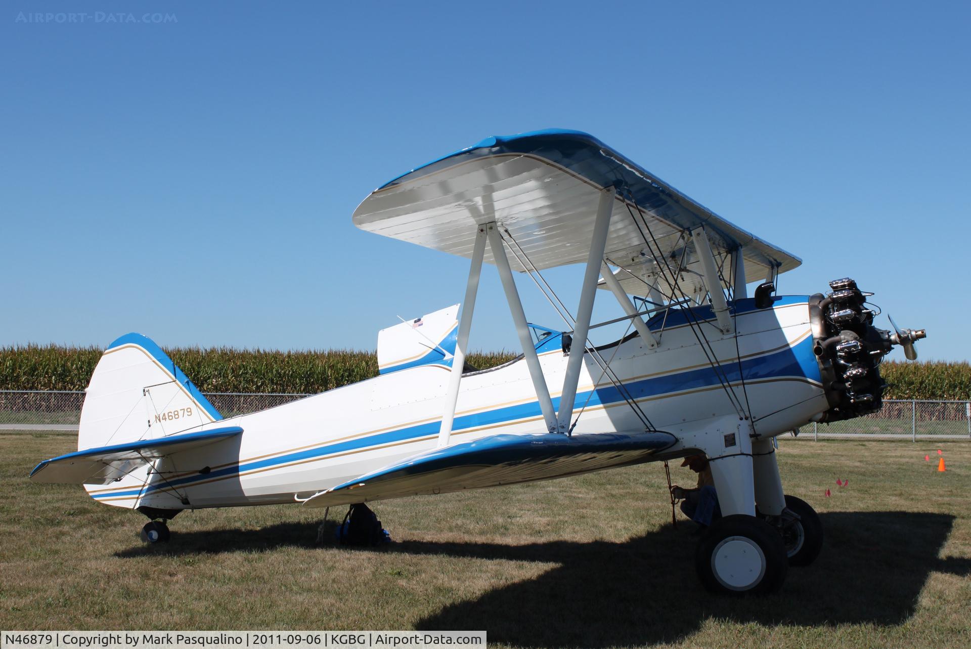 N46879, 1941 Boeing A75 C/N 75-2333, Stearman