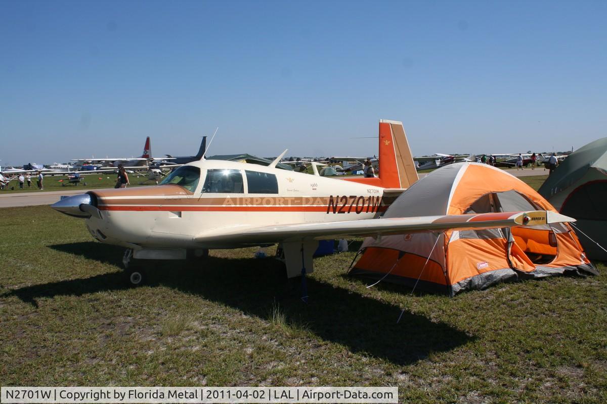 N2701W, 1966 Mooney M20E C/N 1016, Mooney M20E