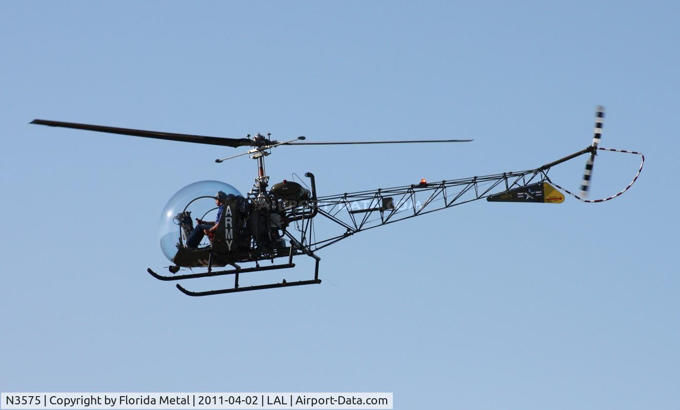 N3575, Bell 47D-1 C/N K-7032, Bell H-13