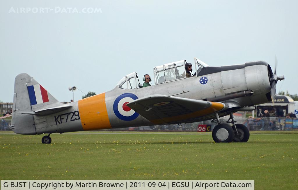 G-BJST, 1953 Canadian Car & Foundry T-6H Harvard Mk.4M C/N 14A-2429, SHOT AT DUXFORD