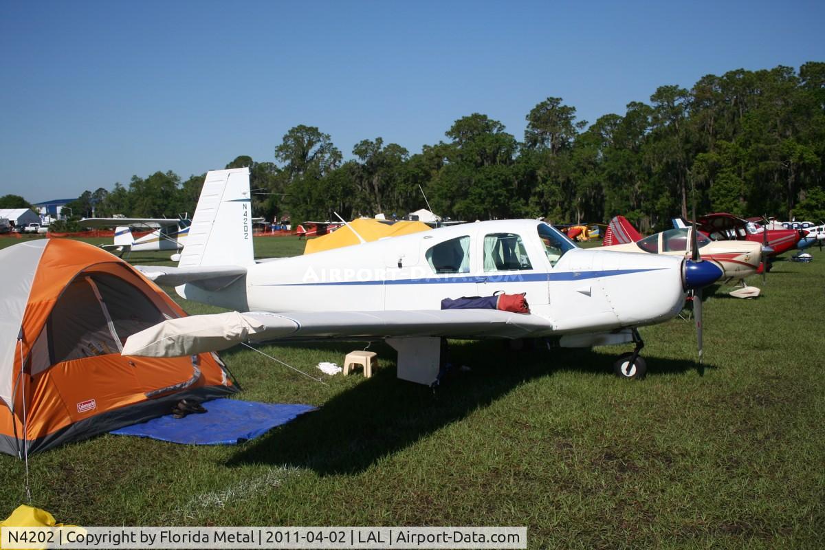 N4202, 1955 Mooney M20 C/N 1004, Mooney M20