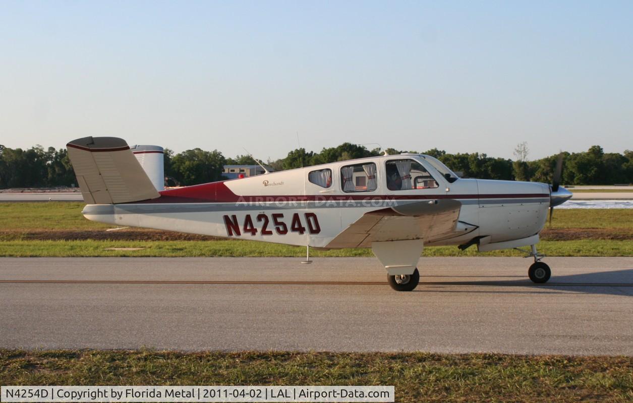 N4254D, 1956 Beech G35 Bonanza C/N D-4471, Beech 35
